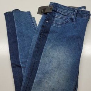 NEW! Mossimo Tuxedo Striped Jeans Jeggings Cropped